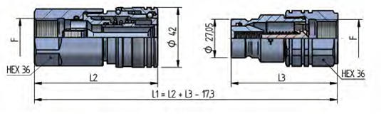 PLT4 DN22 – BG 4A – ISO 16